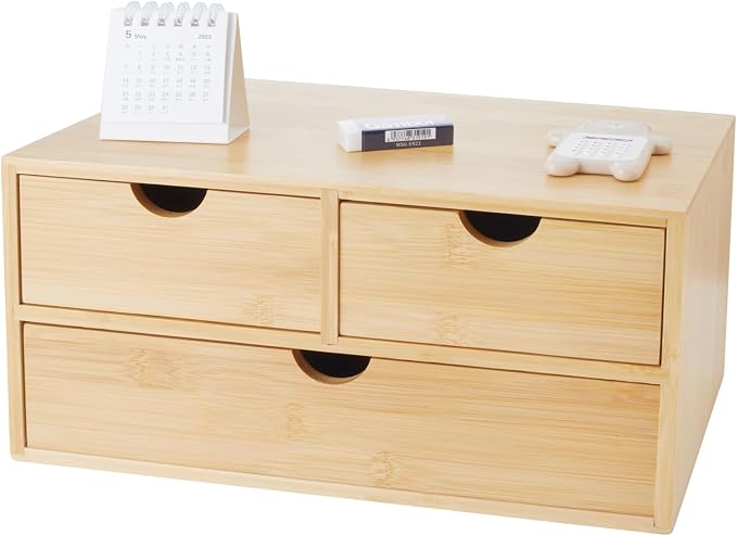Charmewooden Bamboo Desk Organizer by Charmewooden