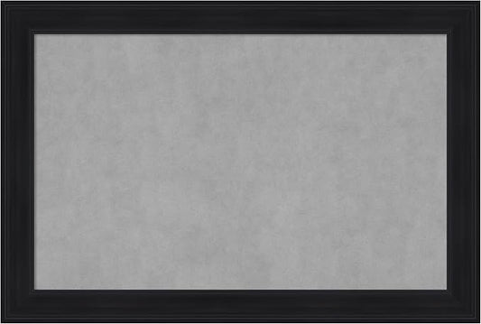Amanti Art Black Framed Magnetic Board 25x37 Large Vision Board by AmantiArt