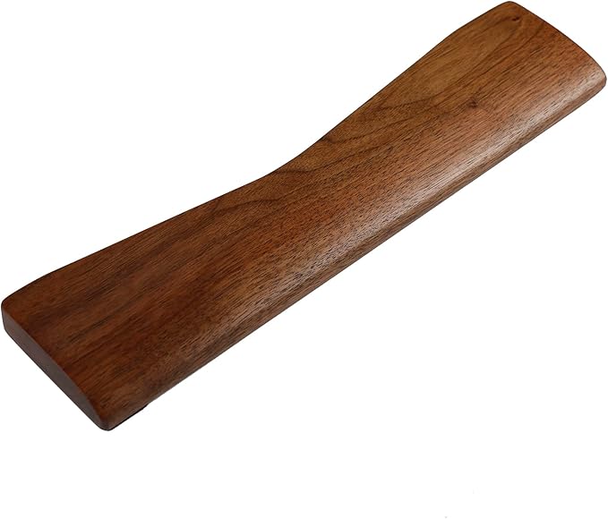 Ergonomic Wooden Wrist Rest Solid Wood Walnut by YMDK