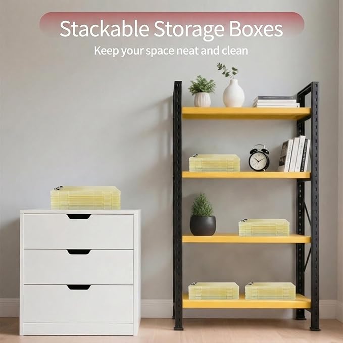 Letter Size Clipboard with Storage 8.5 * 11, Plastic Clear Yellow Clipboard - Image 5