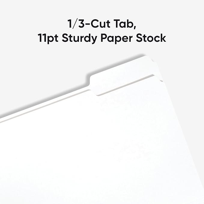 Smead Standard File Folders, 1/3-Cut Tabs, Letter Size - Image 4