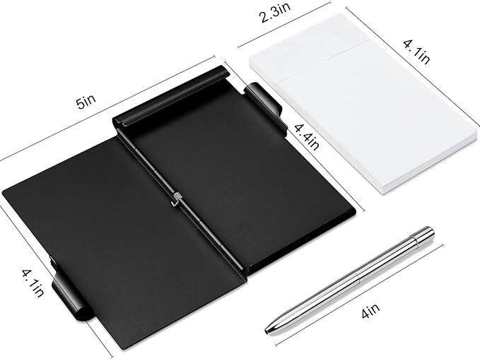 Metal Small Notebook, Mini Notepad, Small Pocket Notepad Aluminum Note Case - Image 4