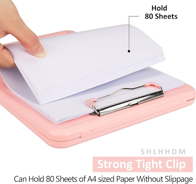 Clipboard with Storage, Storage Clipboard with Clip, Clipboards Foldable - Image 3