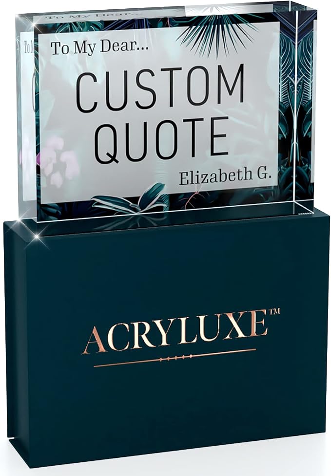 Custom Acrylic Sign Personalized, Custom Desk Name Plate, 18 Styles, by MySignCenter