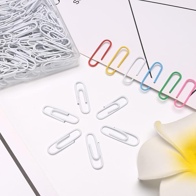 Elisel Paper Clips, Durable and Rustproof Coated Paper Clips, School and - Image 3