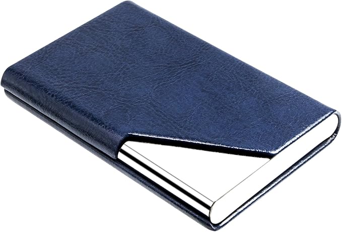 Padike Business Card Holder, Leather Business Card Case Pocket Card Holders by padike