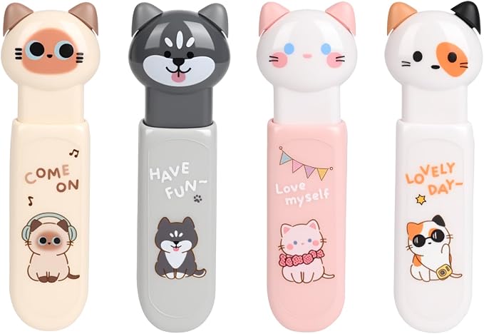Correction Tape, Mini Retractable Correction Tape Pen, by PANDENNER