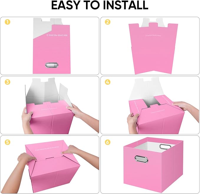 BALEINE File Organizer Box, Cardboard File Folder Organizer - Image 6