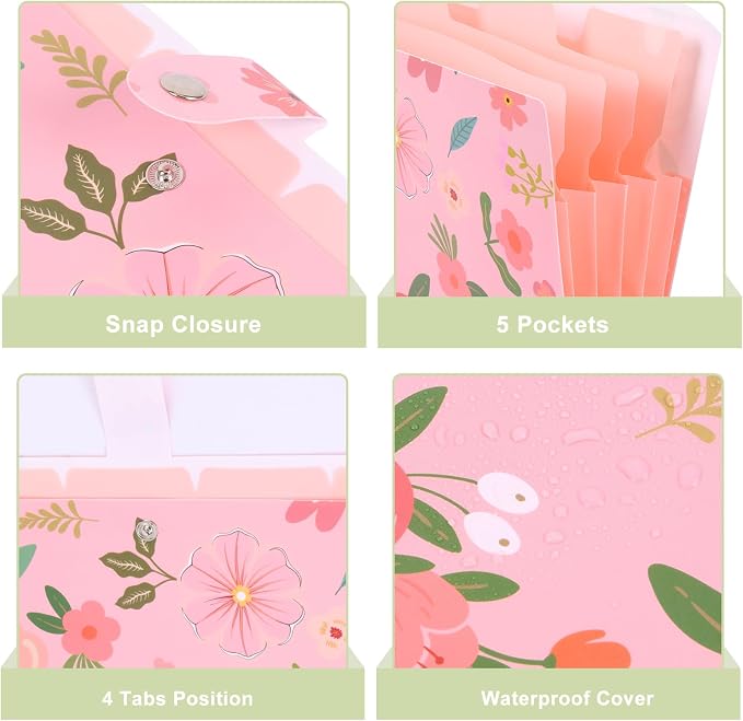 EOOUT 6pcs Expanding File Folders - Image 4
