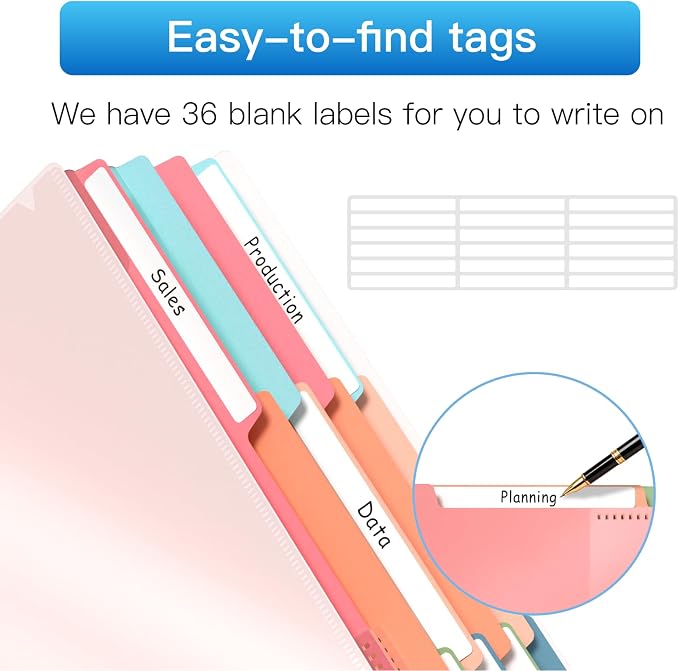 HABGP 24 Pocket Plastic folders - Image 2