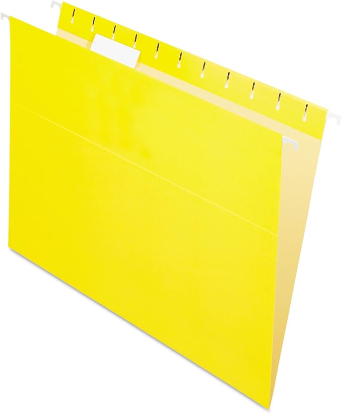 Pendaflex 81606EE Recycled Hanging Folders, Letter Size, 1/5 Cut by TOPSProducts