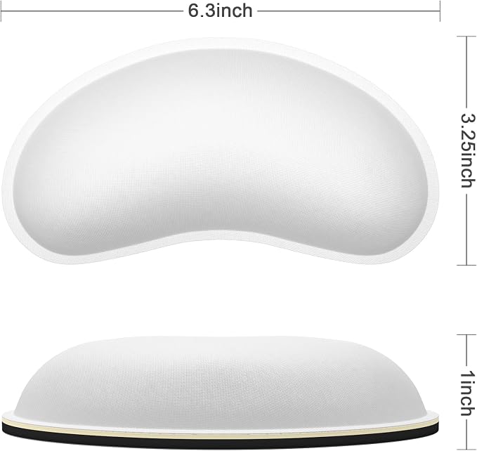 Dapesuom Mouse Wrist Rest, Ergonomic Memory Foam Mouse Wrist - Image 6