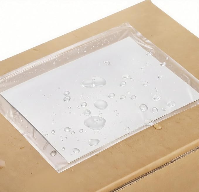 1000 PCS Packing List Envelopes 6.7"x10" Clear Packing Slip Pouches Fit 6.5x10 - Image 3