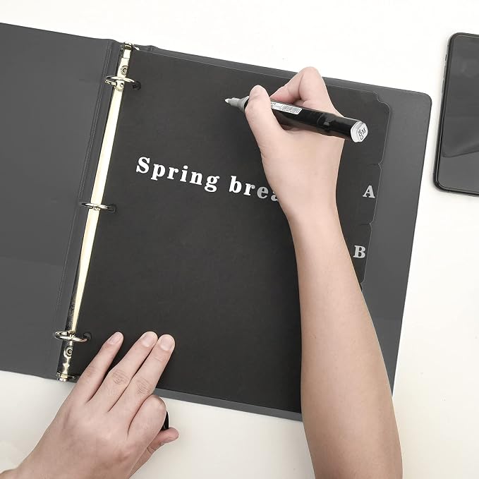 3 Ring Binder Dividers with 5-Tabs - Image 4