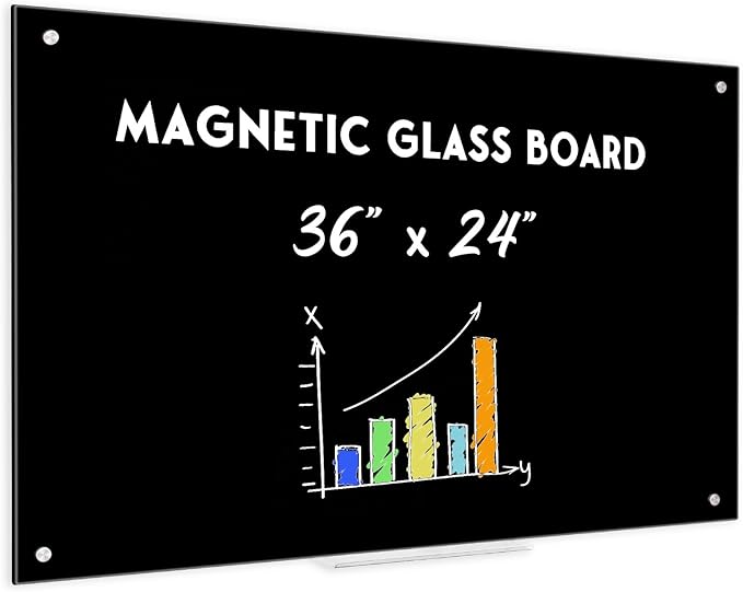 Black Dry Erase Board by QUEENLINK