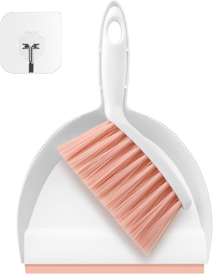 NACENA Handheld Dustpan and Broom Set – Mini Compact Brush Combo by nacena