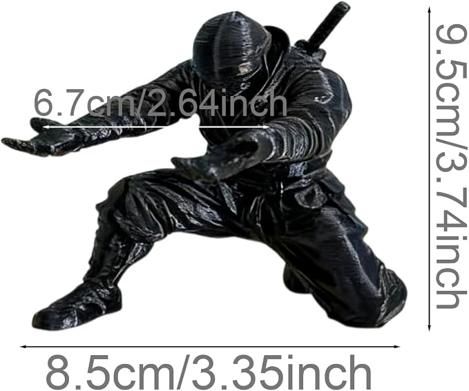 Knight-Style Executive Pen Holder -Plastic Ninja Samurai Design, Single Pen - Image 6