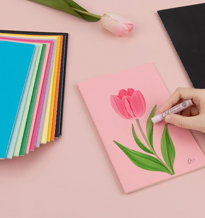 60 Pack Colorful Lined Notebooks - Image 6