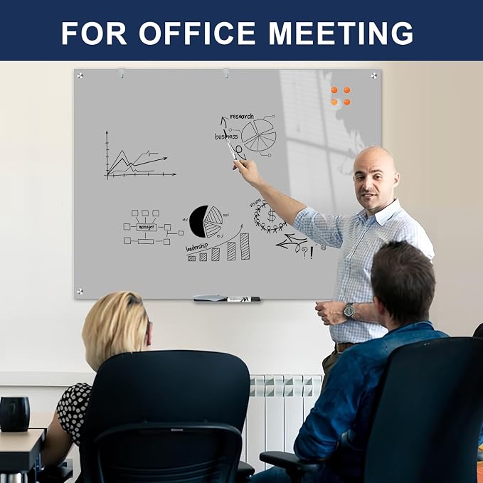 TSJ OFFICE Glass Dry-Erase Board - Image 6