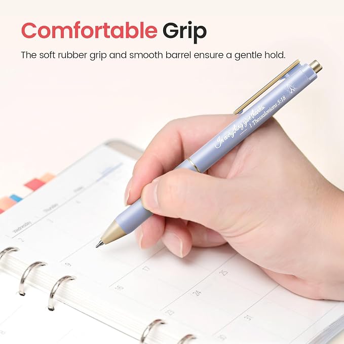 Taja Gel Pens, 0.5mm Fine Point Smooth Writing Pens - Image 6