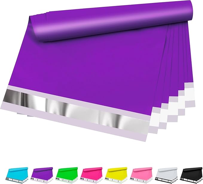 Poly Mailers 10x13 inch 200 Pcs, Waterproof and Tear-resistant Shipping Bags by VAPULCIO