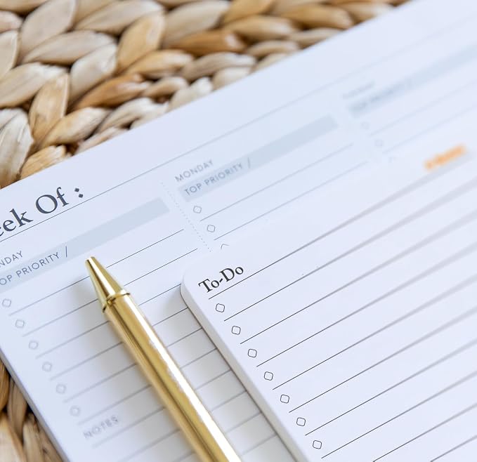 Notsu To Do List Small Desk Notepad 2 Pack | Minimalist To-Do Checklist Task - Image 5