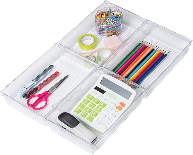 Clear Plastic Drawer Organizer Tray - Image 3