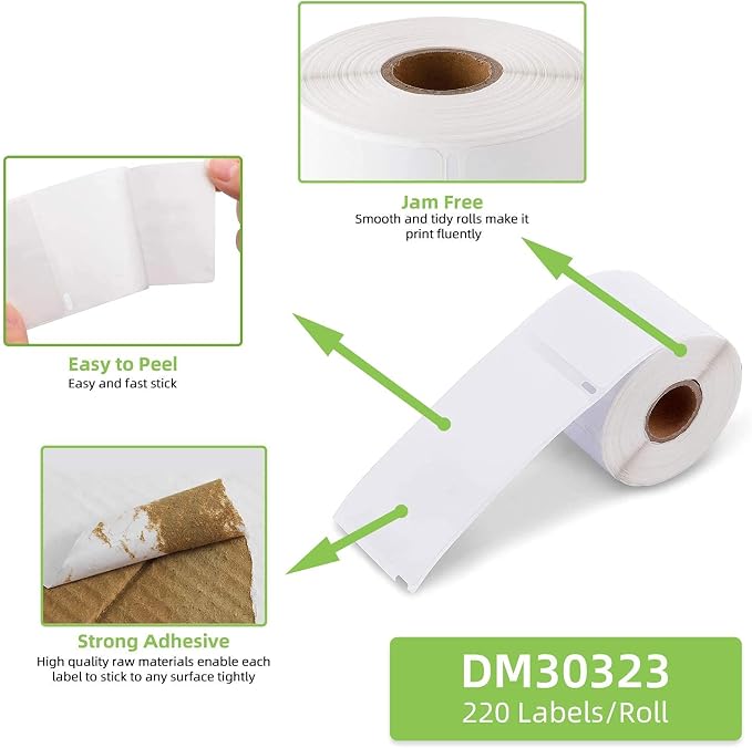 Compatible 2-1/8" x 4" Direct Thermal Labels Replacement - Image 4