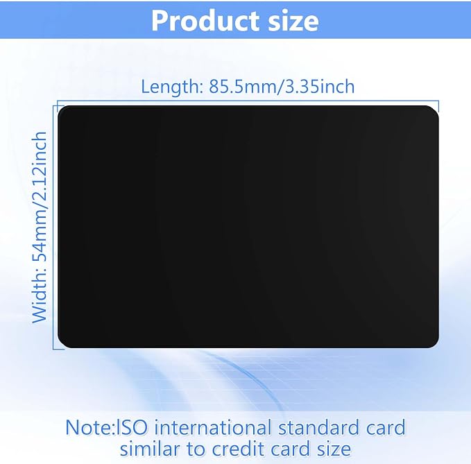 500 Pack - Premium Blank PVC Cards - Image 2