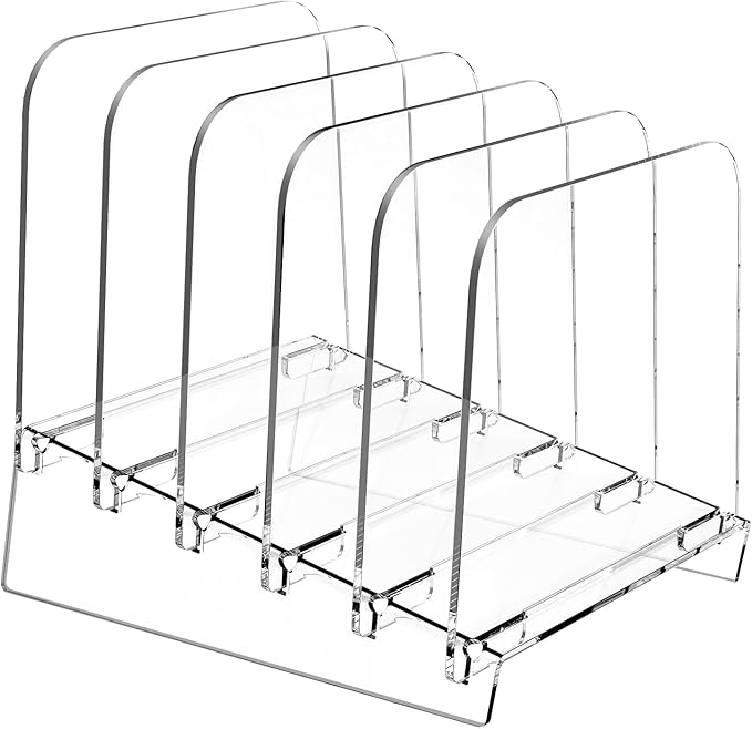 File Holder File Sorter, Vertical File Organizer by POCFOINY
