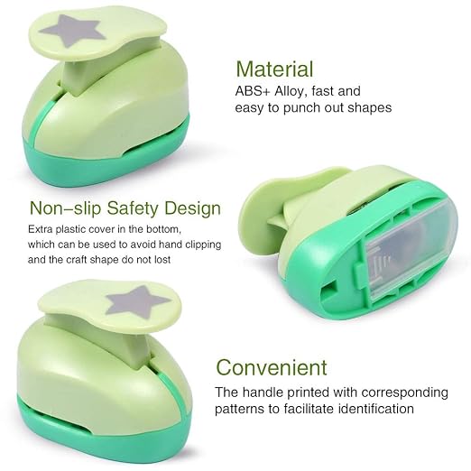 UCEC Paper Punches for Crafting, Hole Punch for Kids, 1 Inch Craft Hole Punch - Image 5