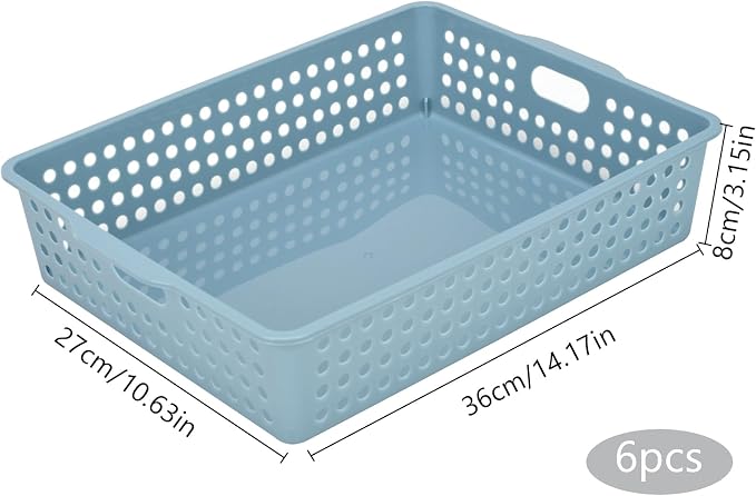 Modern 6-Pack Stackable Paper Trays - Image 4