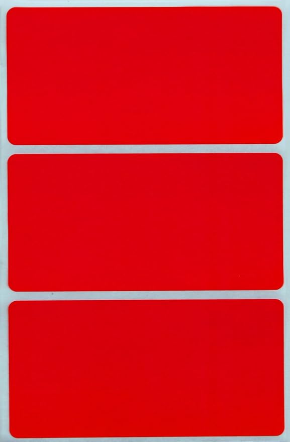 Royal Green Rectangular Stickers Color-Coding Labels by RoyalGreen