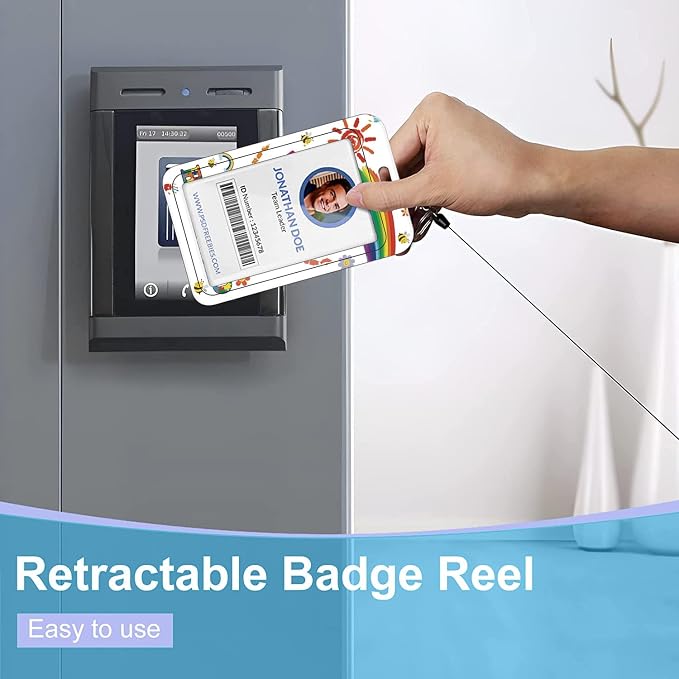 BILLTEFUL Badge Lanyard and ID Badge Holder, Retractable Badge Reels - Image 4