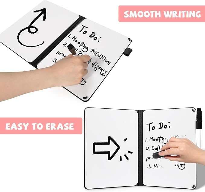 AGM Portable White Board Dry Erase, Double Sided Folding Whiteboards - Image 2