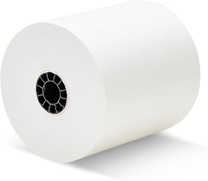 (32 Rolls) 3" x 165' 1 Ply Bond (Non –Thermal Kitchen Printer Paper) POS Receipt Cash Register For Star SP700 SRP275 SMP200 TMU200 MP500 NCR 2174 XR200 IMPACT Printers Requires Ribbons Erc30/34/38-DeskLoop Office