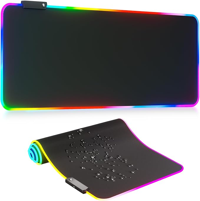 RGB Mousepad Led Mouse Pad, Large Mouse Pad, Led and Big Mouse mat by DR+CATCH