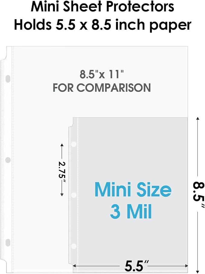 KTRIO Sheet Protectors 5.5 x 8.5 - Image 6