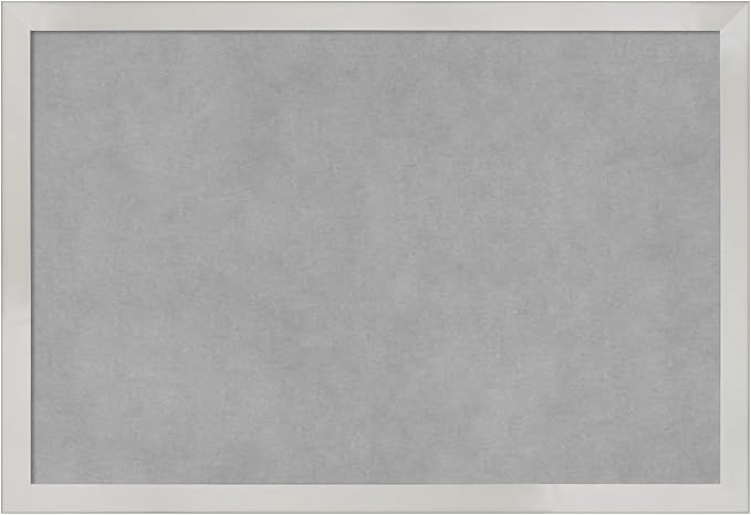 Amanti Art Silver Framed Magnetic Board 13x19 Small Vision Board by AmantiArt