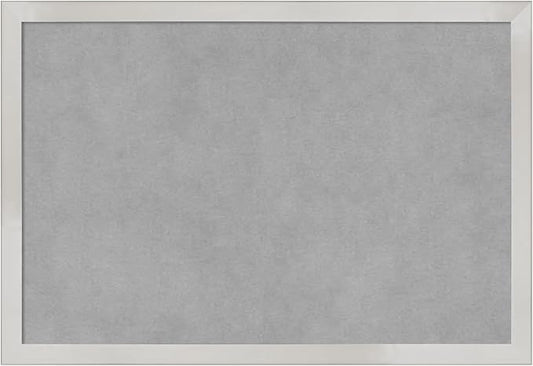 Amanti Art Silver Framed Magnetic Board 13x19 Small Vision Board by AmantiArt