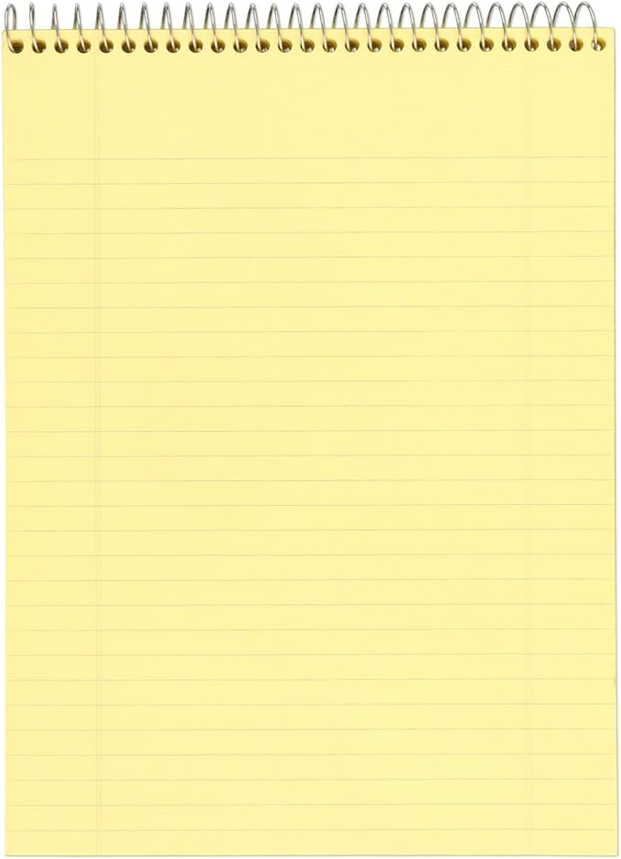 Mead Writing Pads, Wide Ruled Paper, 8-1/2" x 11", 70 Sheets, Memo Pads - Image 5