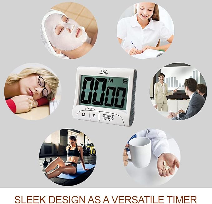 HOME MOST 2-Pack Large Display Kitchen Timer - Image 5