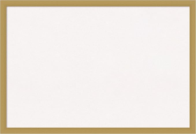 Amanti Art White Cork Board for Wall, 26x38 Vision Board with Gold Frame, Large Corkboard Office Decor for Home Organization, Casual Corkboard Pinboard to display items for home organization-DeskLoop Office