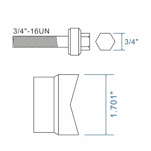 AMZCNC Manual Knockout Punch Kit, Heavy Duty Metal Sheet Knock Out Box Hole - Image 5