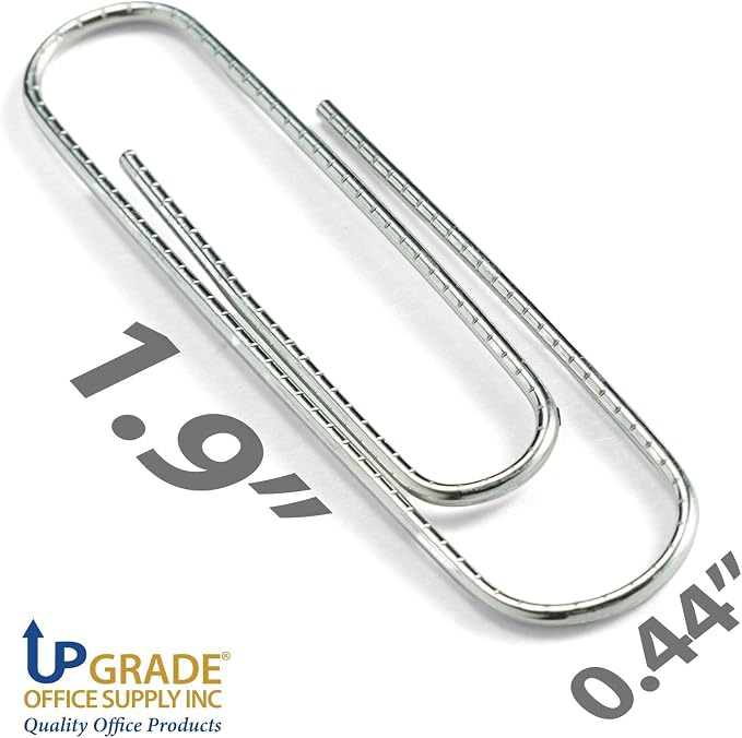 Upgrade Office Supply Jumbo Paper Clips, 3 Boxes of 100, Made in USA - Image 3