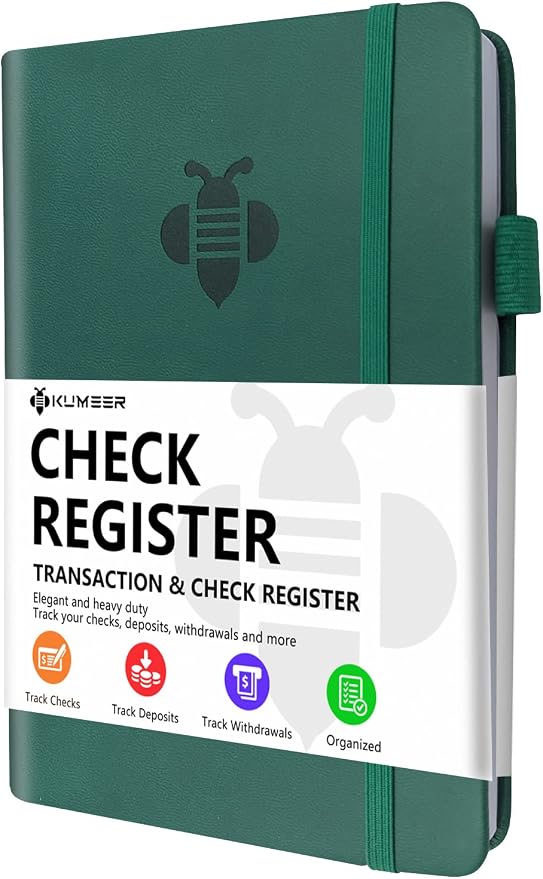 KUMEER Check Register – Elegant Check Registers by KUMEER