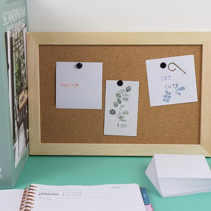 White Memo Holder with Blank Notes Cube Simple PS Notepad Organizer Dispenser - Image 4