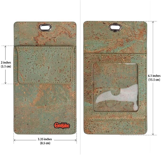 Premium Portuguese Cork Pocket Protector for Men | Multi-Use Pocket Protectors for Shirts and Lab Coats | For Pen, Pencils, Pointers, and More | 2 Pack of Blue Pocket Organizer Protectors-DeskLoop Office