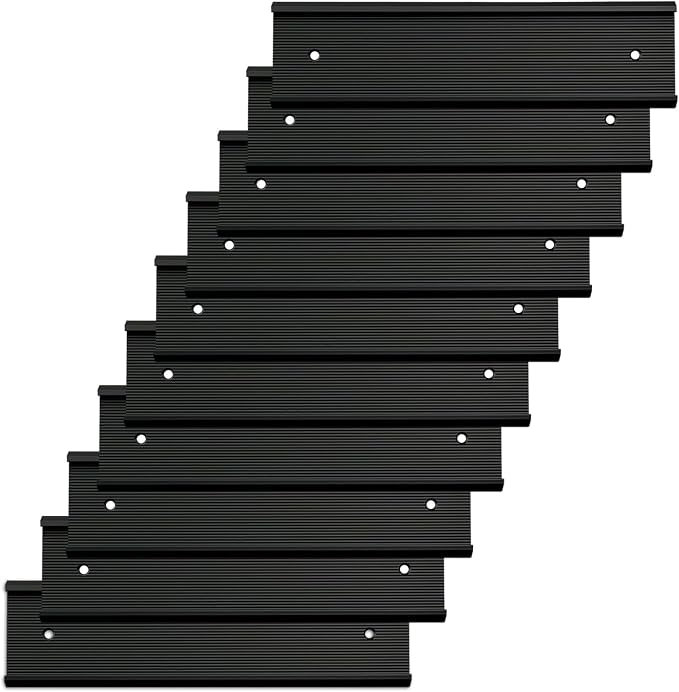 10 Pack Aluminum Name Plate Holders by Unknown