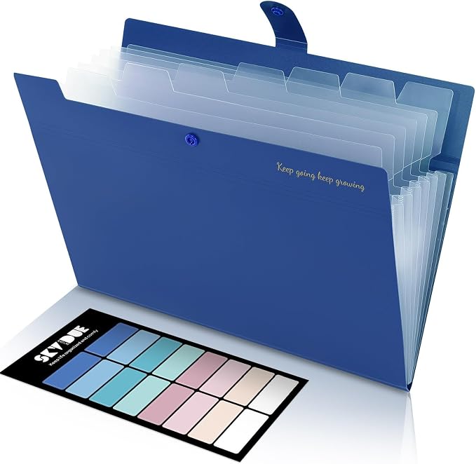SKYDUE Accordion File Organizer, Expanding File Folder by SKYDUE